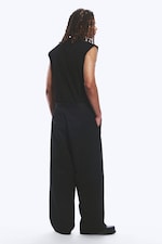 Black - Emil Loose Fit Chino Trousers - 3