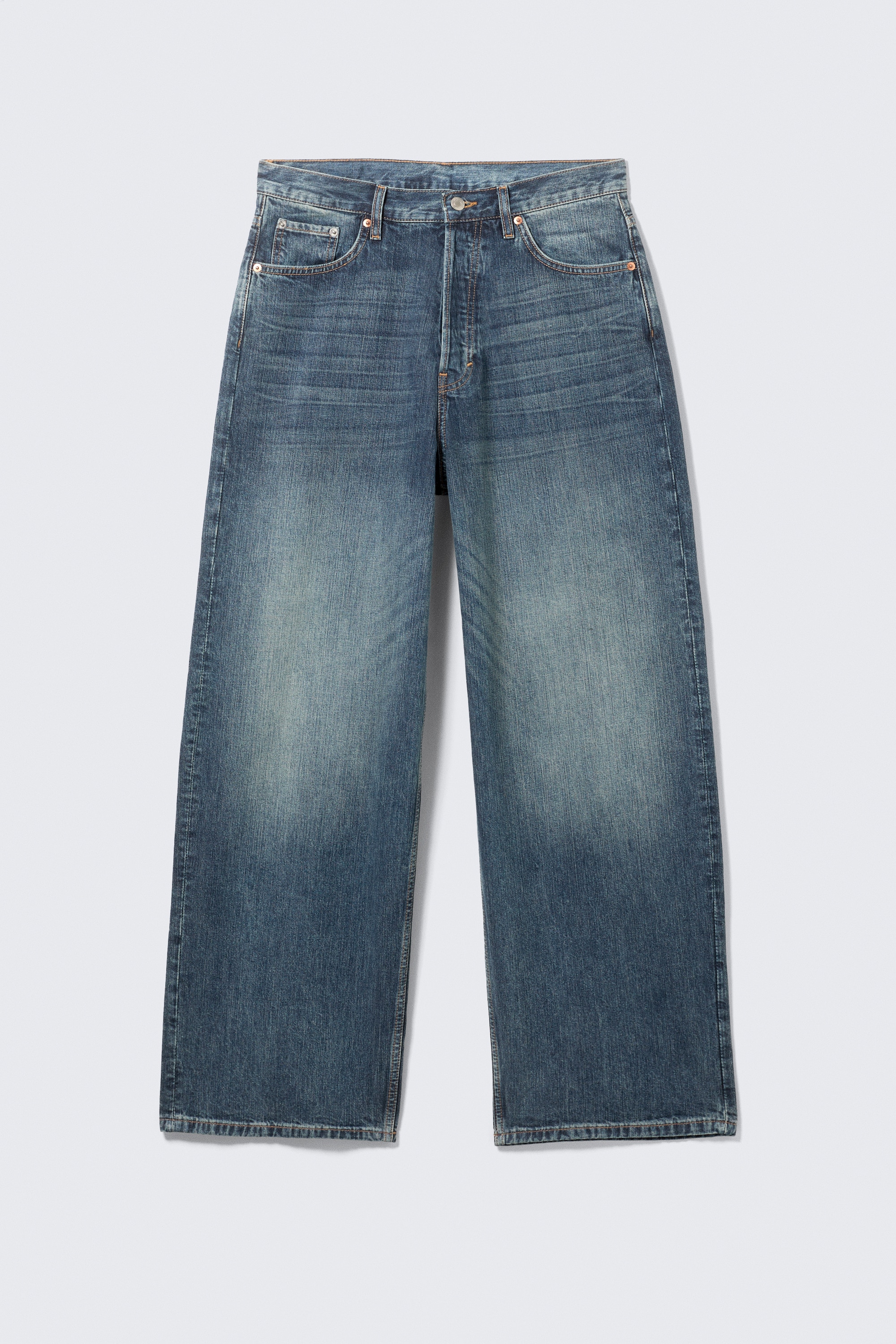 Jean baggy unisexe Astro taille mi-haute - Blue Hymn - Bleu moyen/Kimberley Blue - Bleu clair/Chelsea Black - Noir/Blue Rinse – Bleu foncé/Tuned Black – Noir/Black Rinse - Noir/Blue Stream - Bleu moyen/Arizona Blue - Bleu moyen/Board Blue - Medium Blue/Gris mine