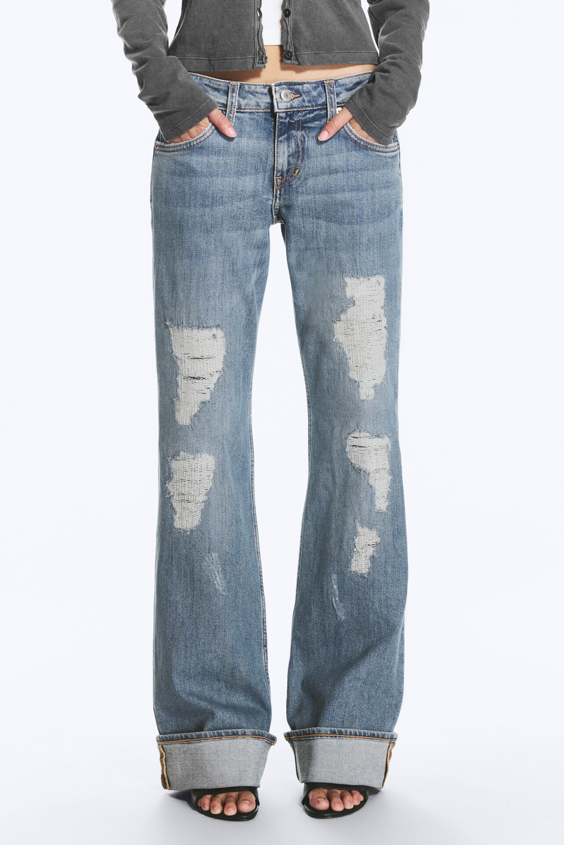 Arizona – Bleu moyen - EMBER JEAN AJUSTÉ BOOTCUT TAILLE BASSE - 2