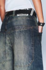 Canyon Blue - Dark Blue - Dunno Loose Fit Carpenter Jorts - 12