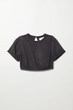 Black - Little Denim Top - 0