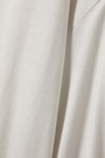 Cremeweiß - Drapiertes Oversized-T-Shirt - 1