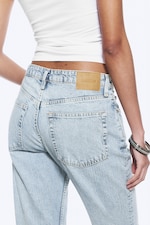 Dream Blue - Light Blue - Laika Mid Rise Regular Straight Leg Jeans - 4