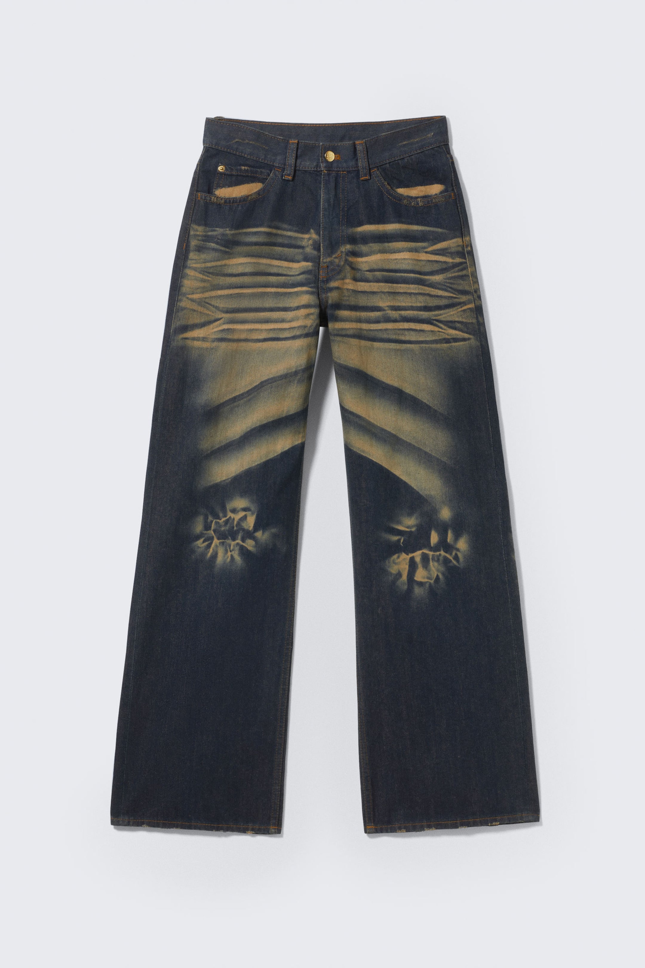 Soul Blue - Dunkelblau - Looser – Weite Jeans mit normaler Taille - 4