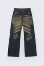 Soul Blue - Dunkelblau - Looser – Weite Jeans mit normaler Taille - 4