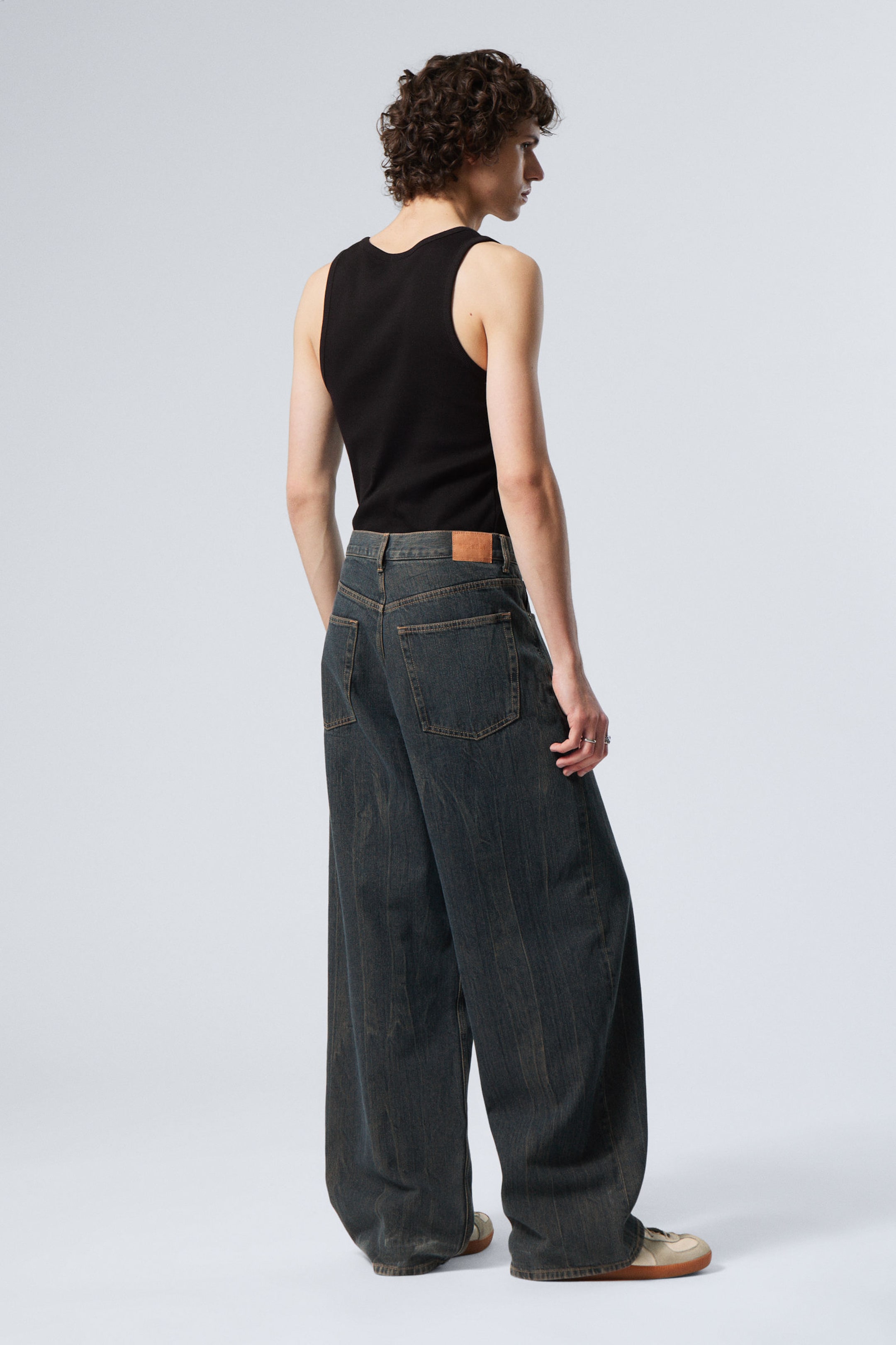 Como Blue - Astro Loose Baggy Leg Jeans - 6