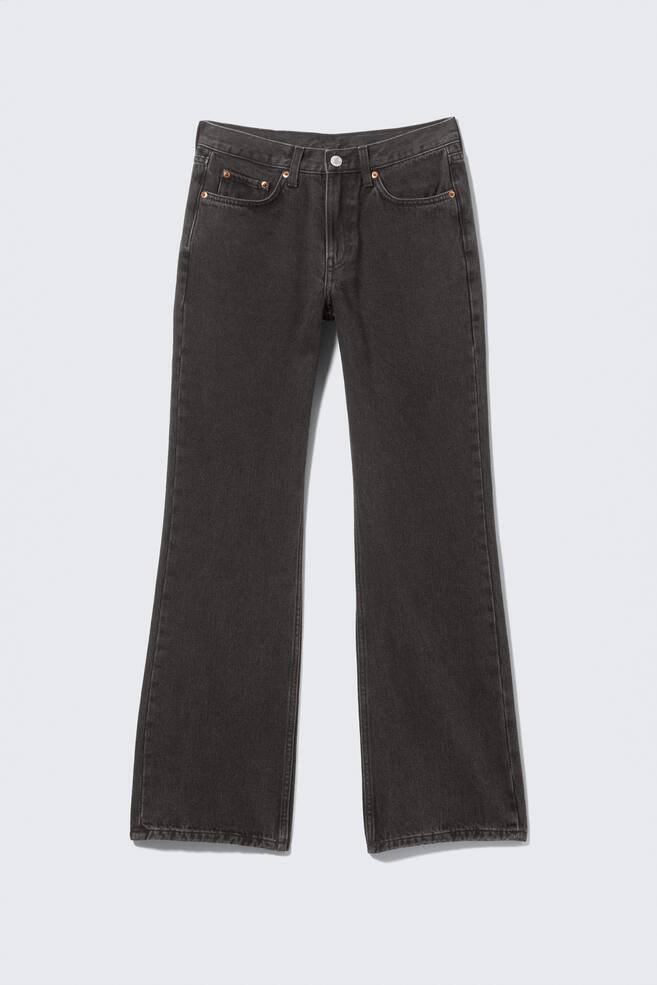 Moon Mid Rise Regular Bootcut Jeans - Tuned Black - Black/Seventeen Blue - Medium Blue - 1