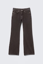 Tuned Black - Black - Moon Mid Rise Regular Bootcut Leg Jeans - 0