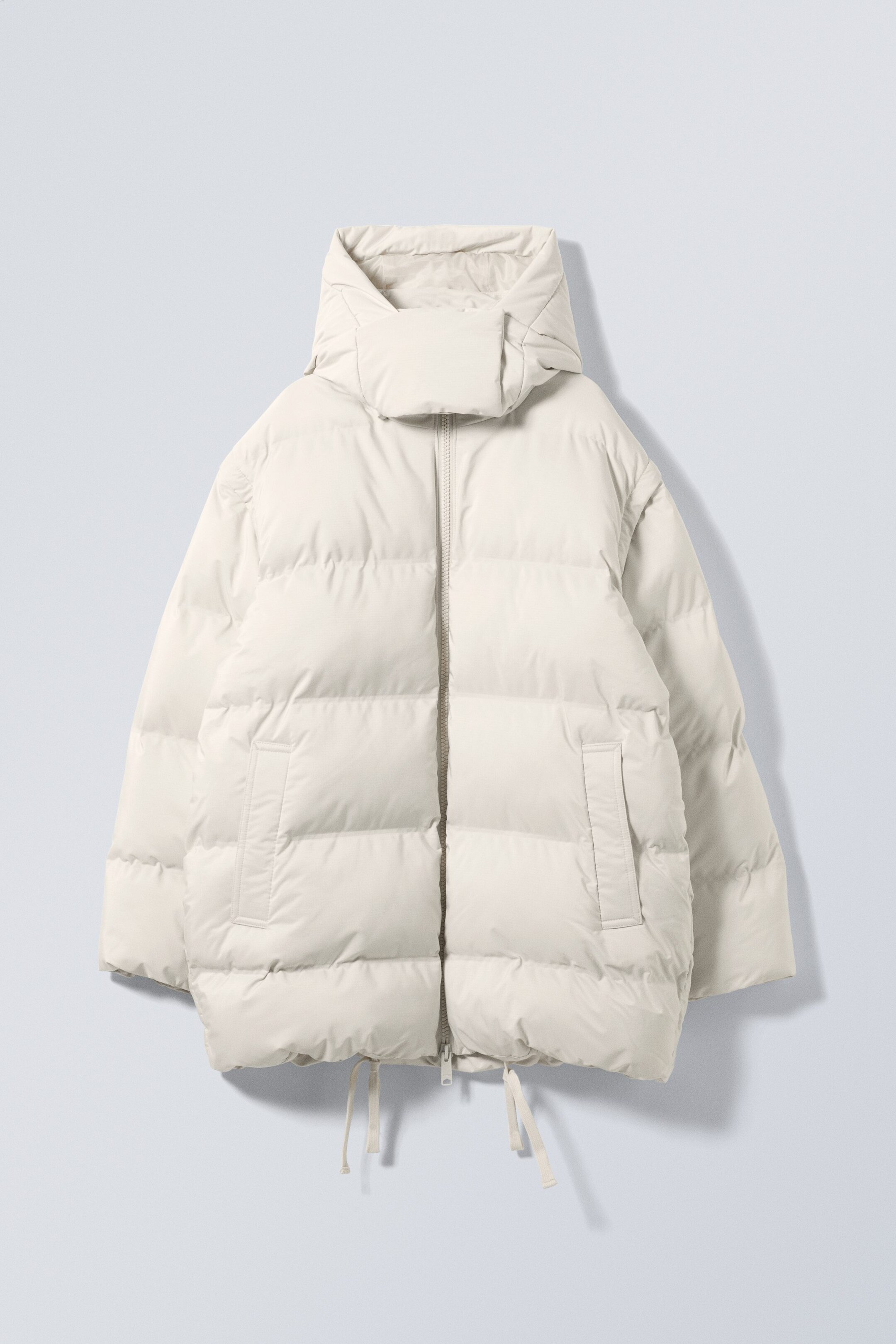 Cremeweiß - Pufferjacke Air - 0