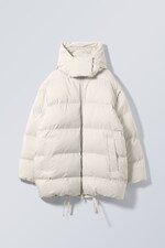 Cremeweiß - Pufferjacke Air - 0