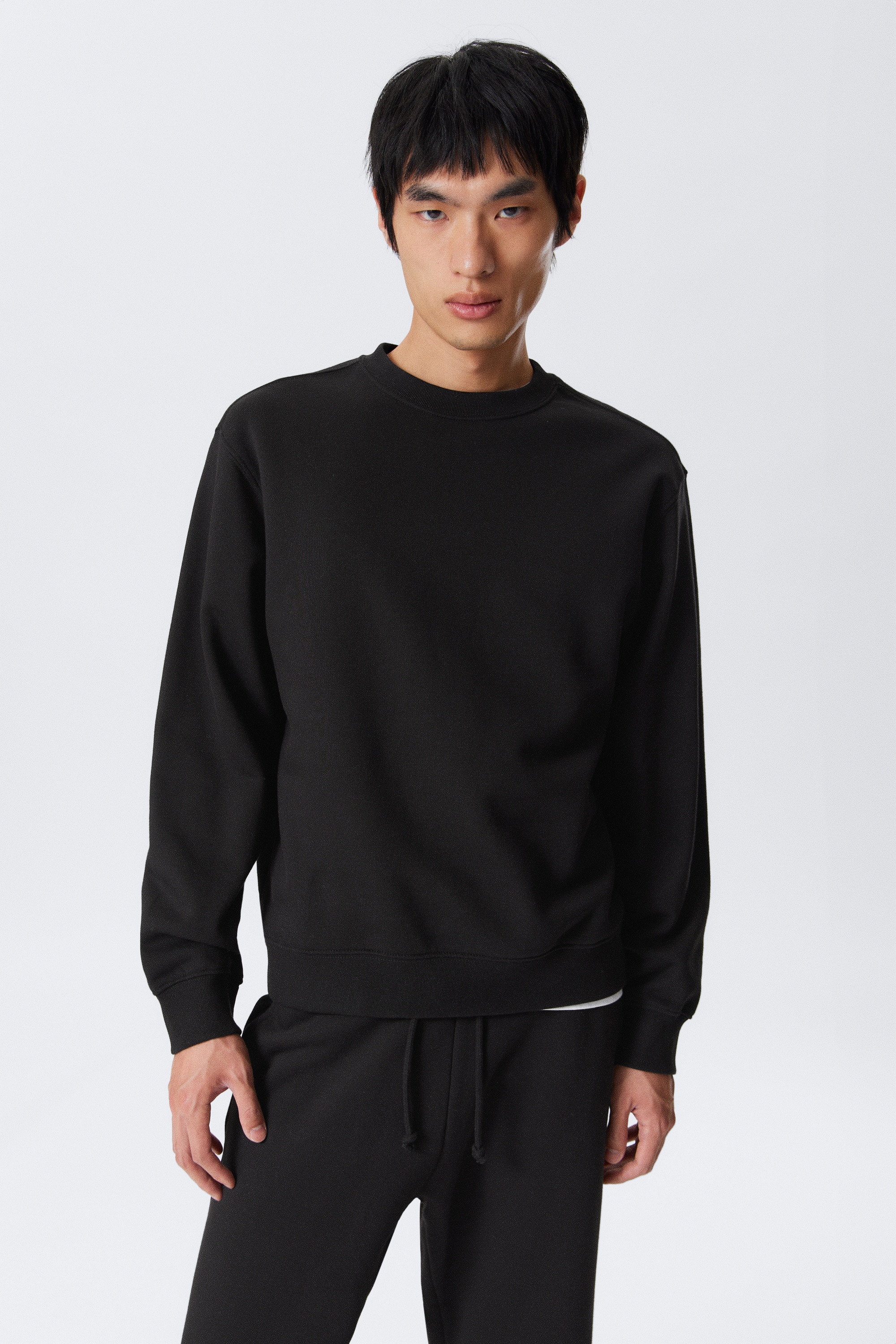 Klasszikus pulóver - Fekete/Szürke melange/Tengerészkék/Sötétzöld/Bordó