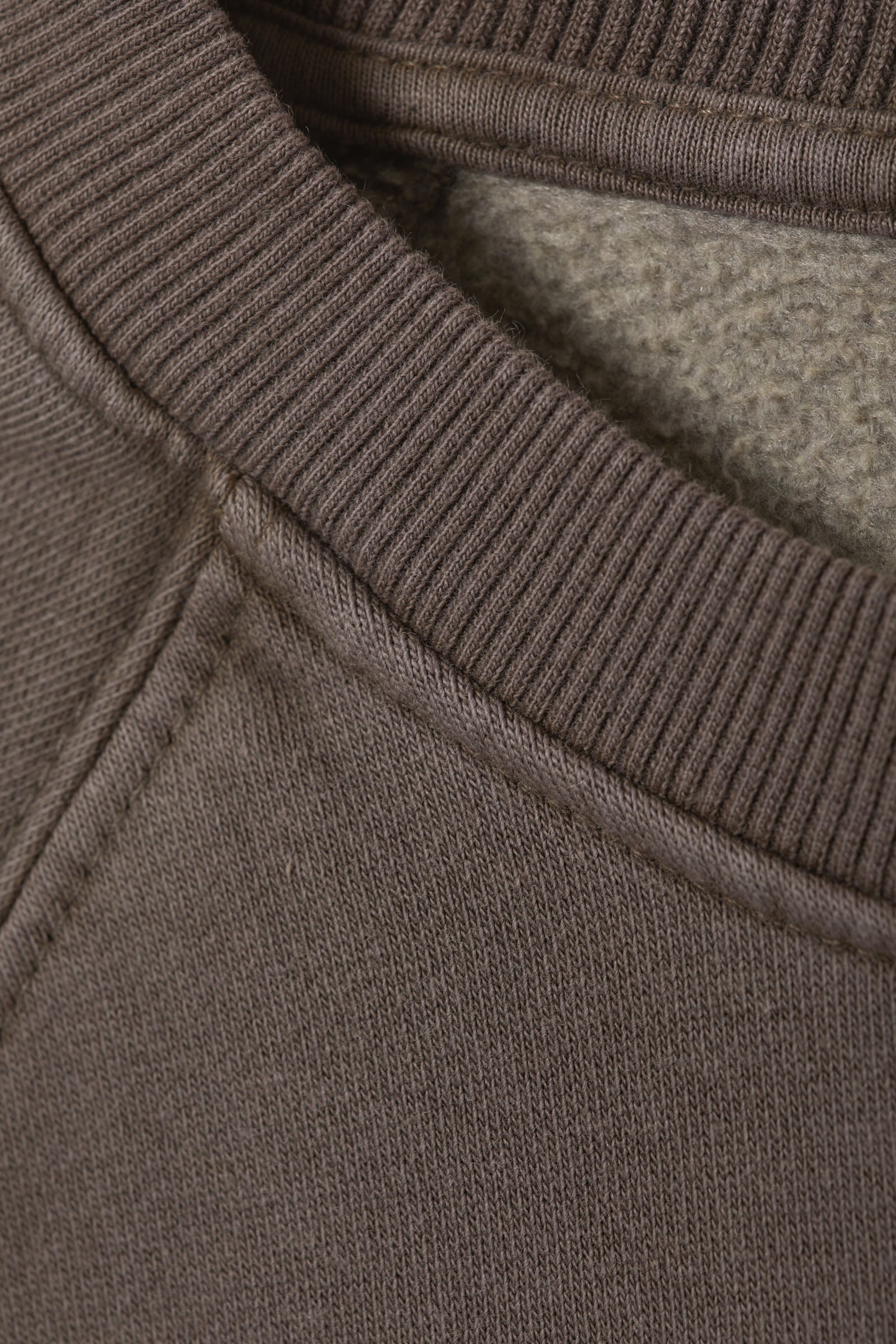 Washed Dark Mole - Loose Heavy Sweater - 2