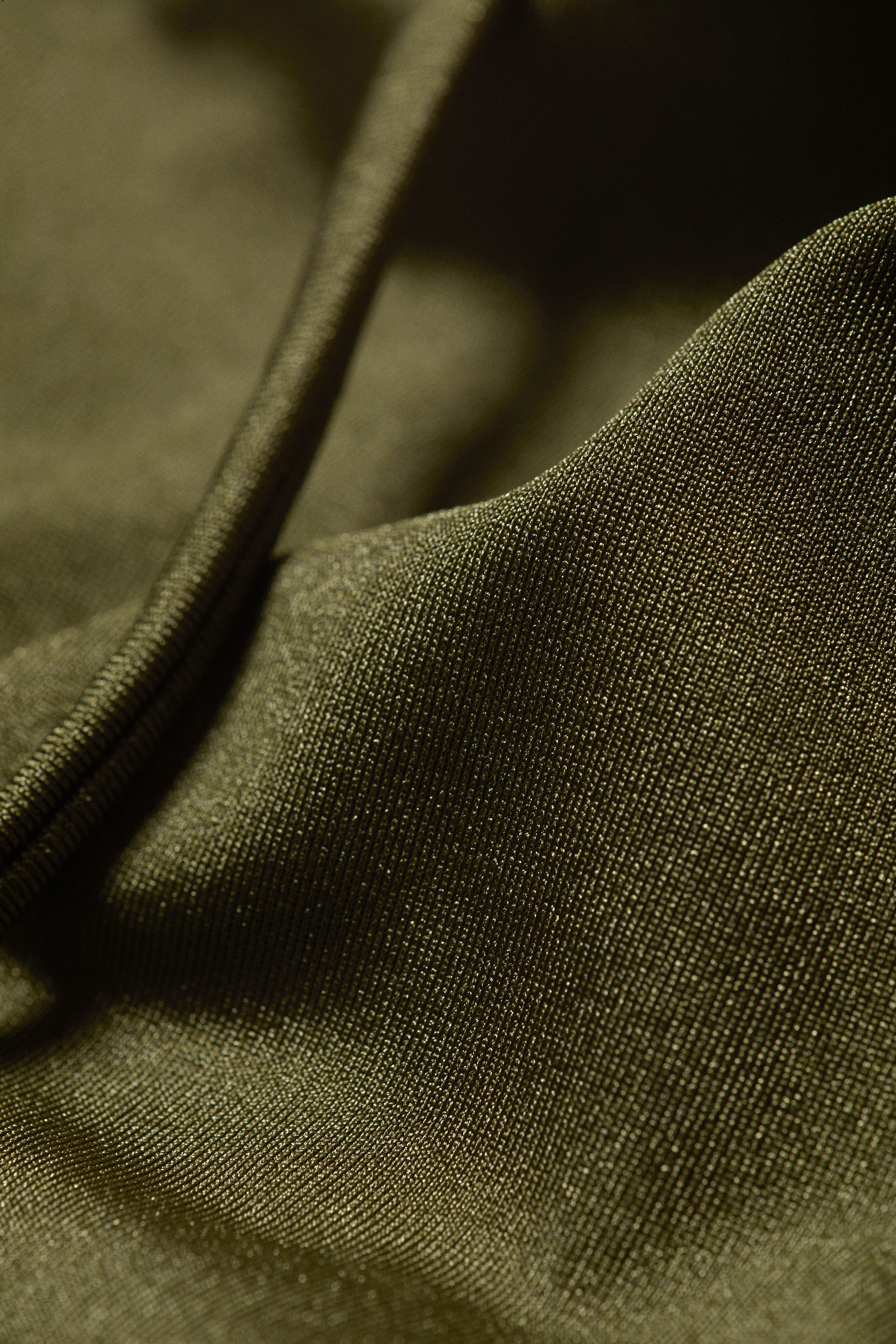 Dark Green - Minimal Halter Bikini Top - 2