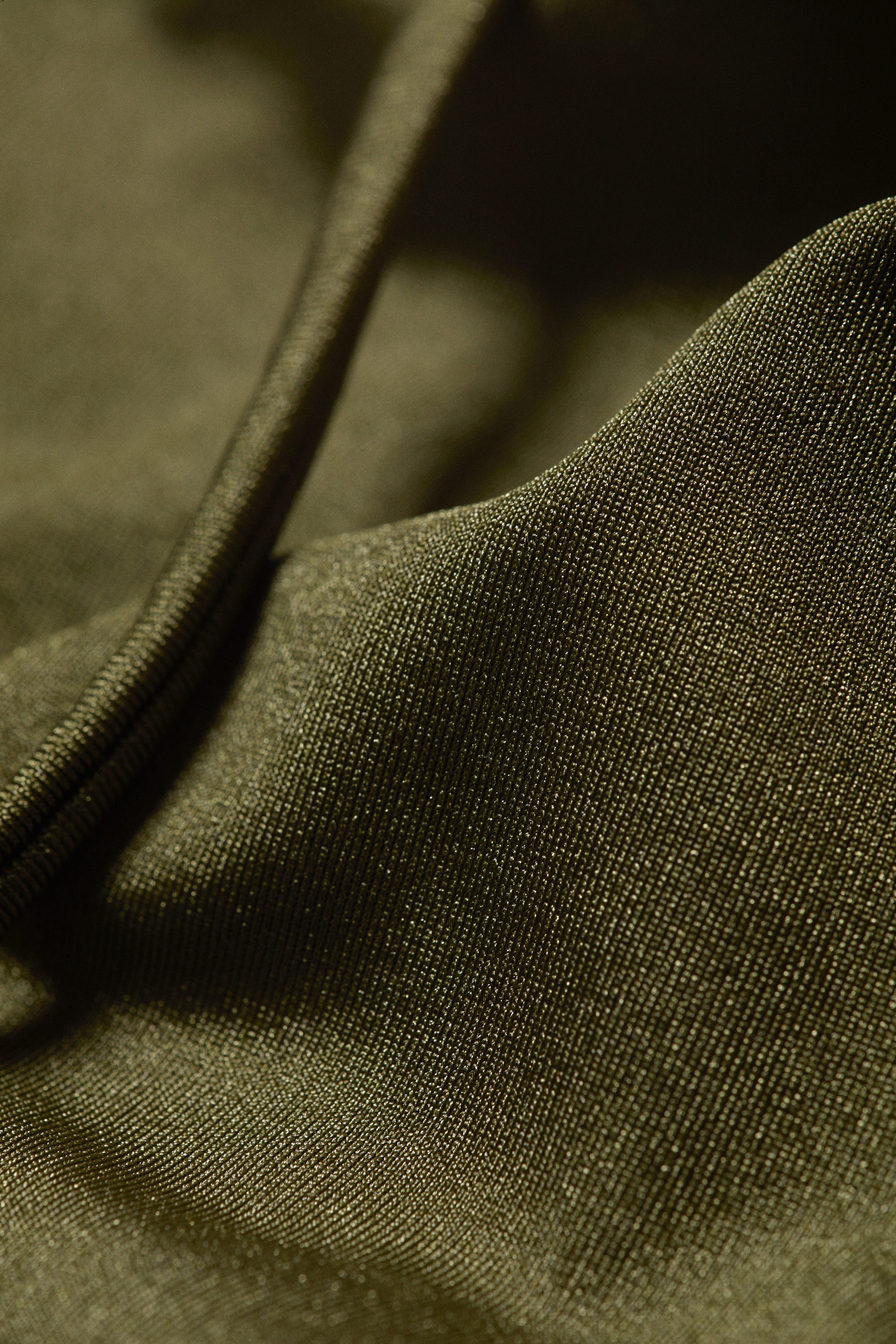 Dark Green - Minimal Halter Bikini Top - 5