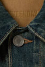 Carson Blue - Dark Blue - Regular Fit Denim Trucker Jacket - 5