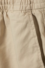 Beige - Regular Oxford Shorts - 1