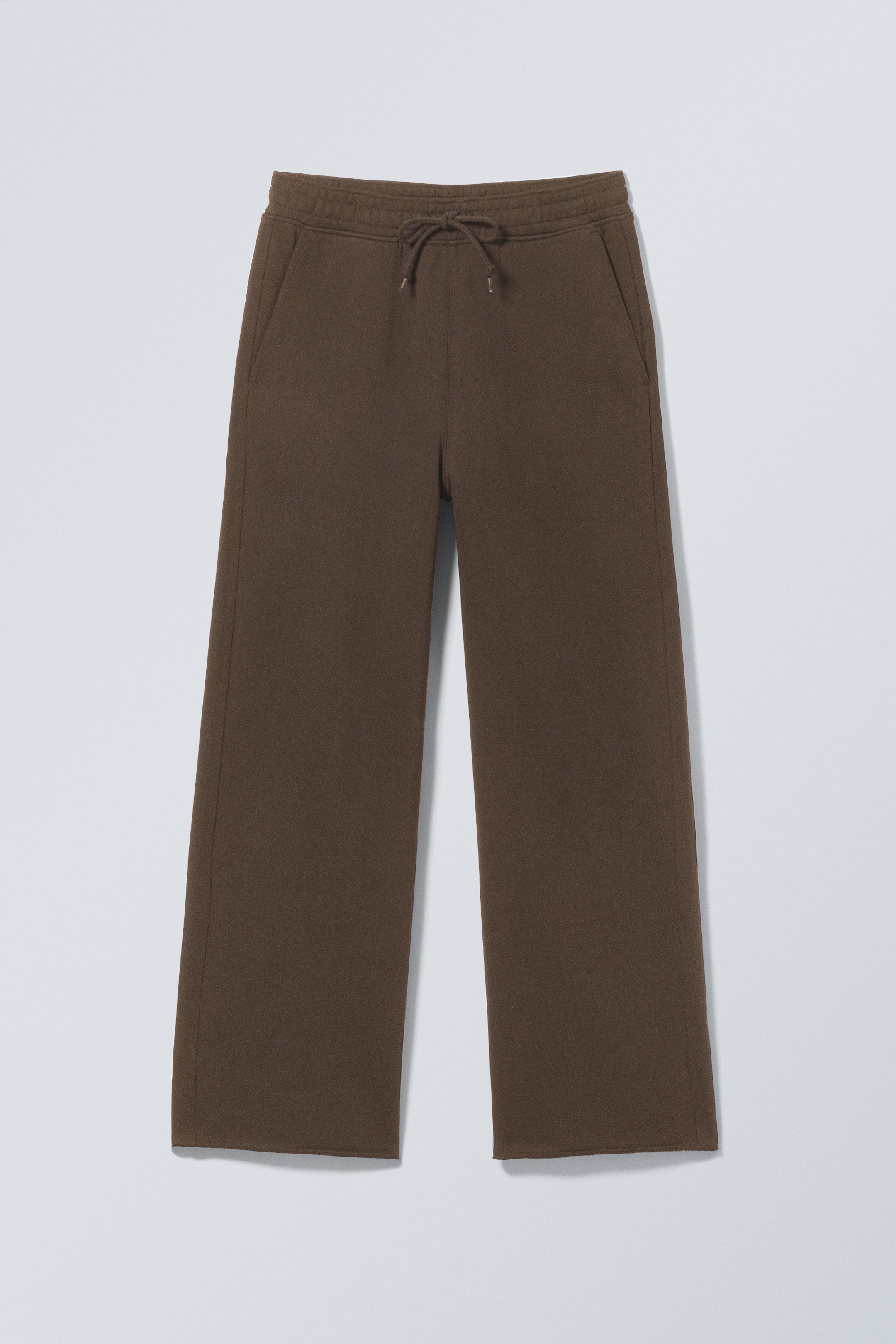 Visa större bild: Astro Sweatpants i frotté med lös passform - Mörkbrun - HERR | H&M FI 1