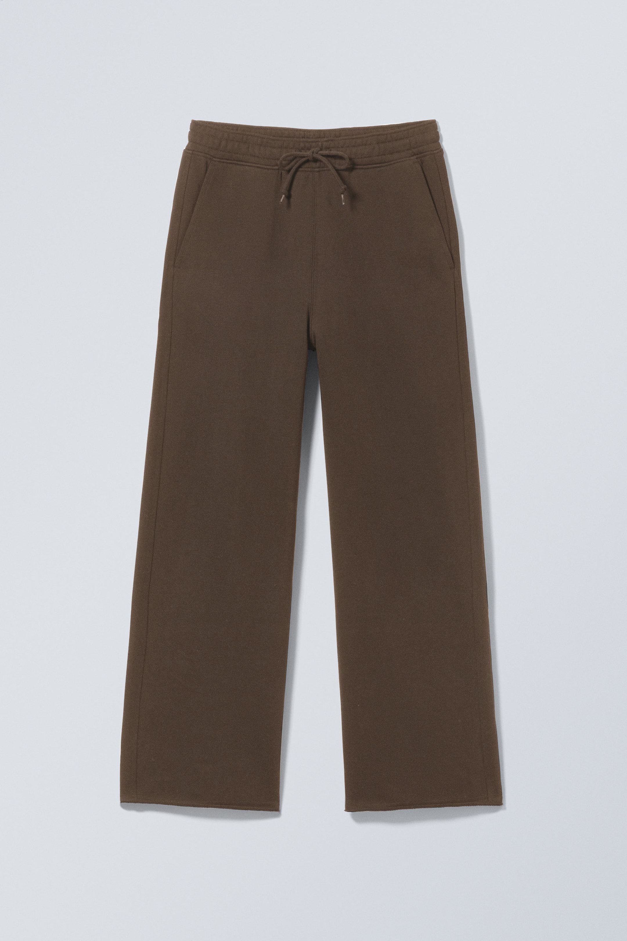 Dark Brown - Astro Loose Terry Sweatpants - 0
