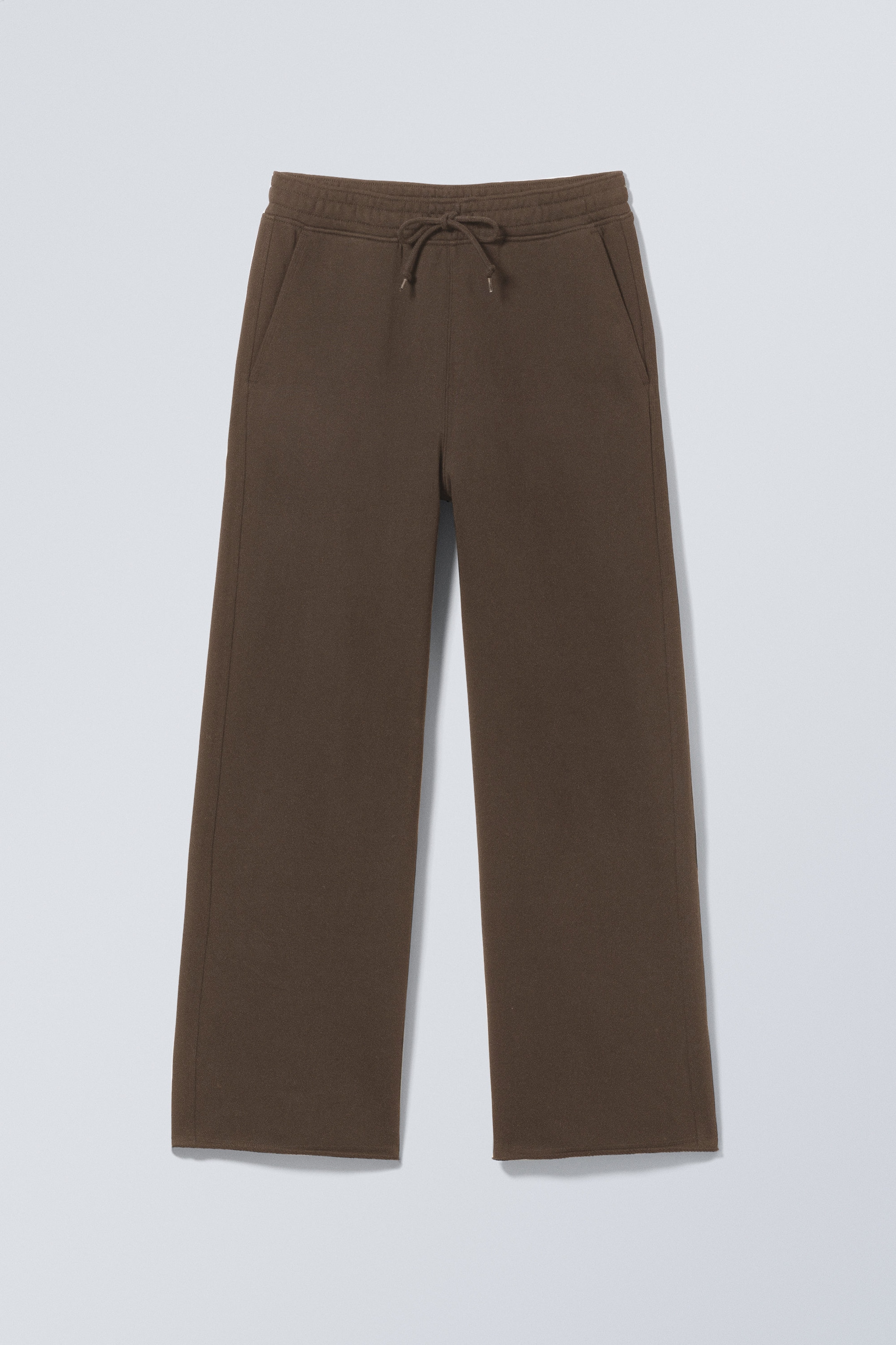 Dark Brown - Astro Loose Terry Sweatpants - 0