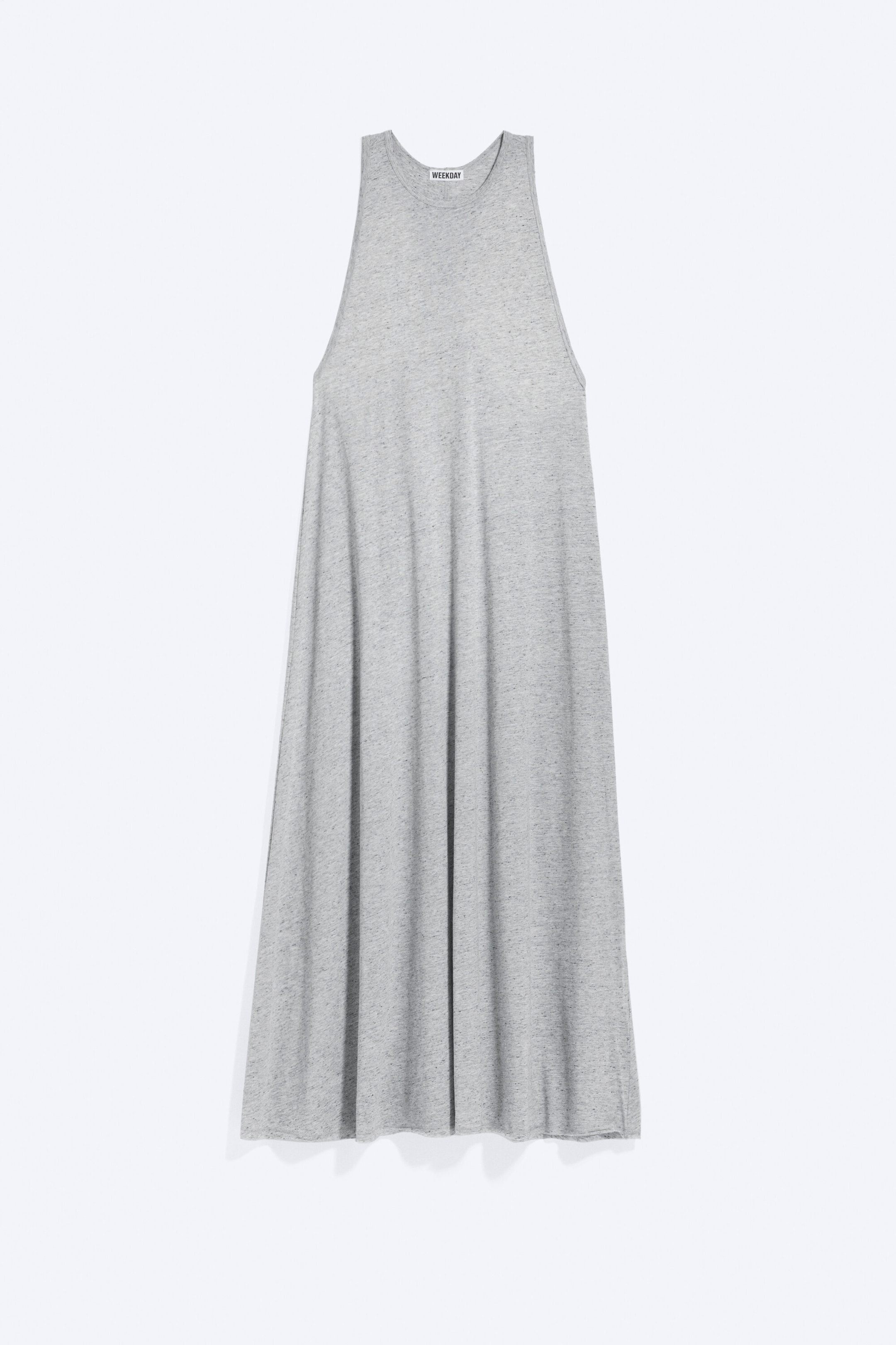 Staubgrau meliert - Racerback Maxi Dress - 4
