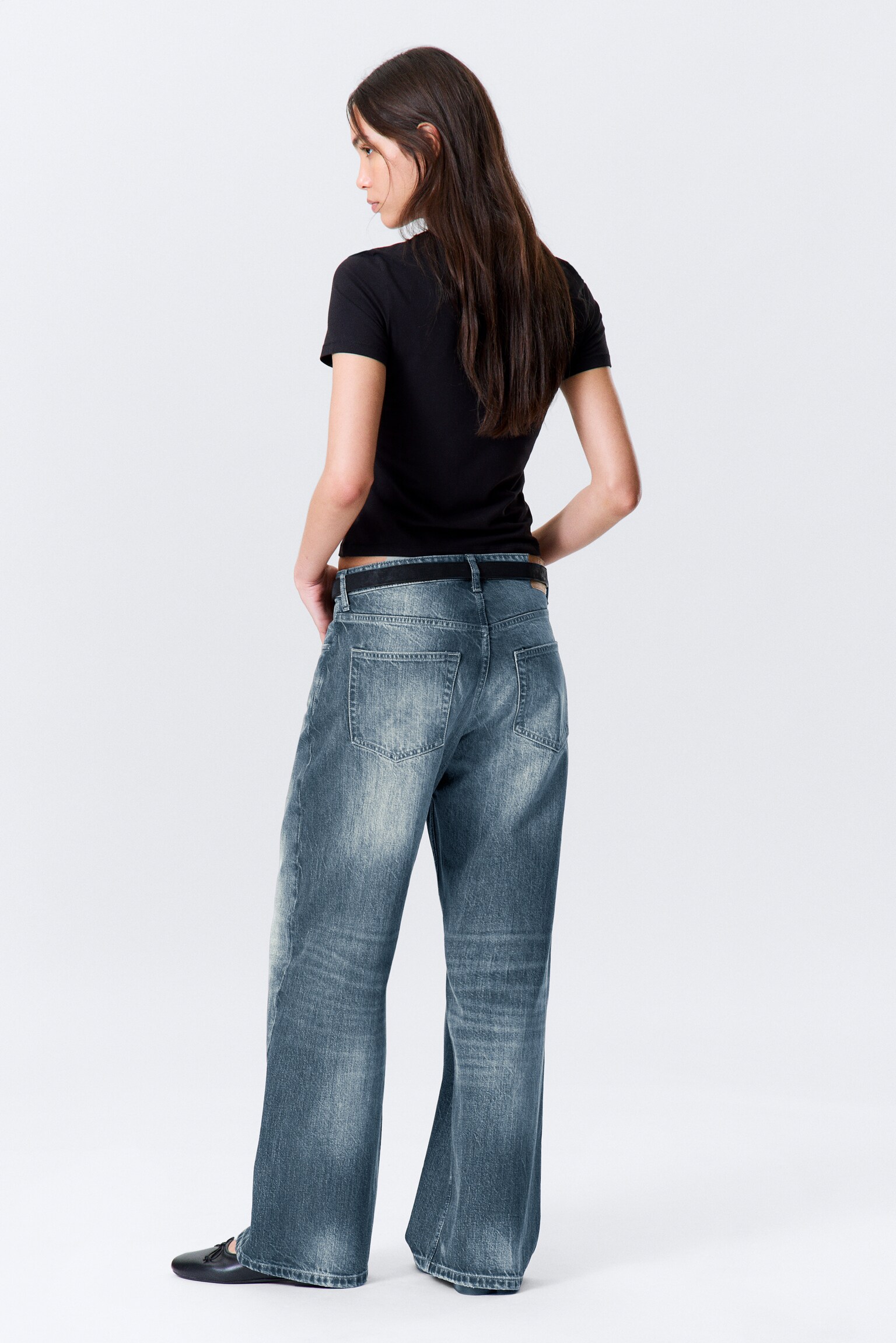 Missy Low Rise Loose Straight Leg Jeans - Mountain Blue - Medium Blue/Tuned Black - Black/Notus Blue - Light Blue/Blue Rinse - Dark Blue/Pandora Blue - Dark Blue - 5