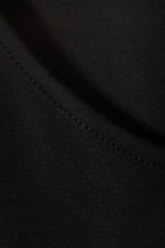 Black - Sleeveless Slitted Maxi Dress - 1