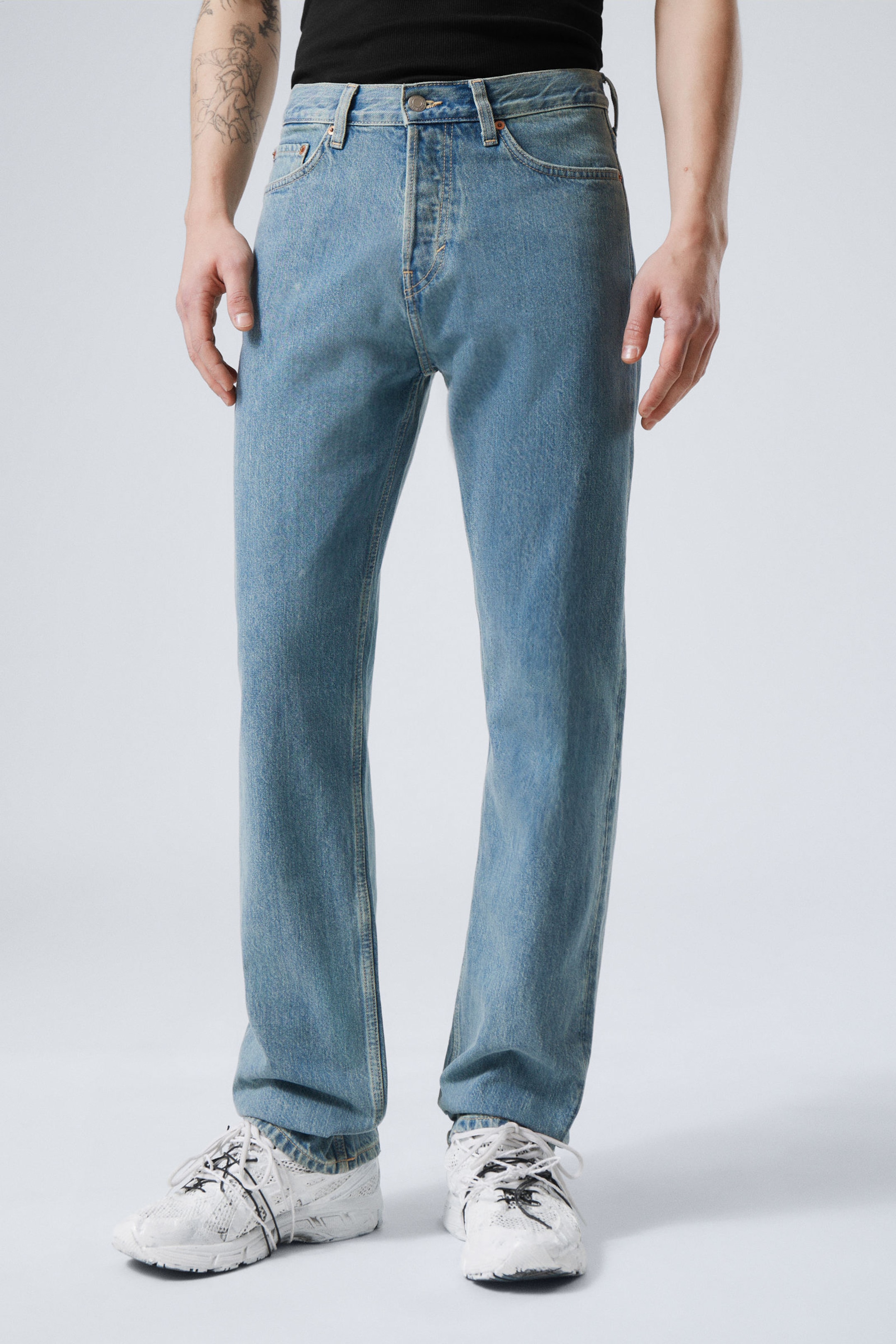 #79829D - Space Relaxed Straight Leg Jeans - 2