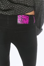 Black Top Rinse - Booty Bei Low Rise Skinny Bootcut Jeans - 4