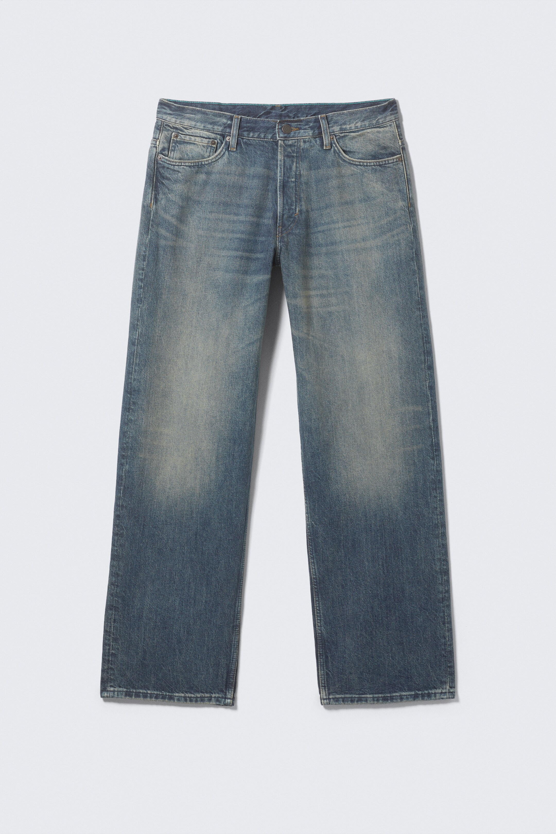 Nagyobb kép megtekintése: Sphere Low Rise Loose Straight Leg Jeans - Baltic Blue - sötétkék - FÉRFI | H&M HU 6