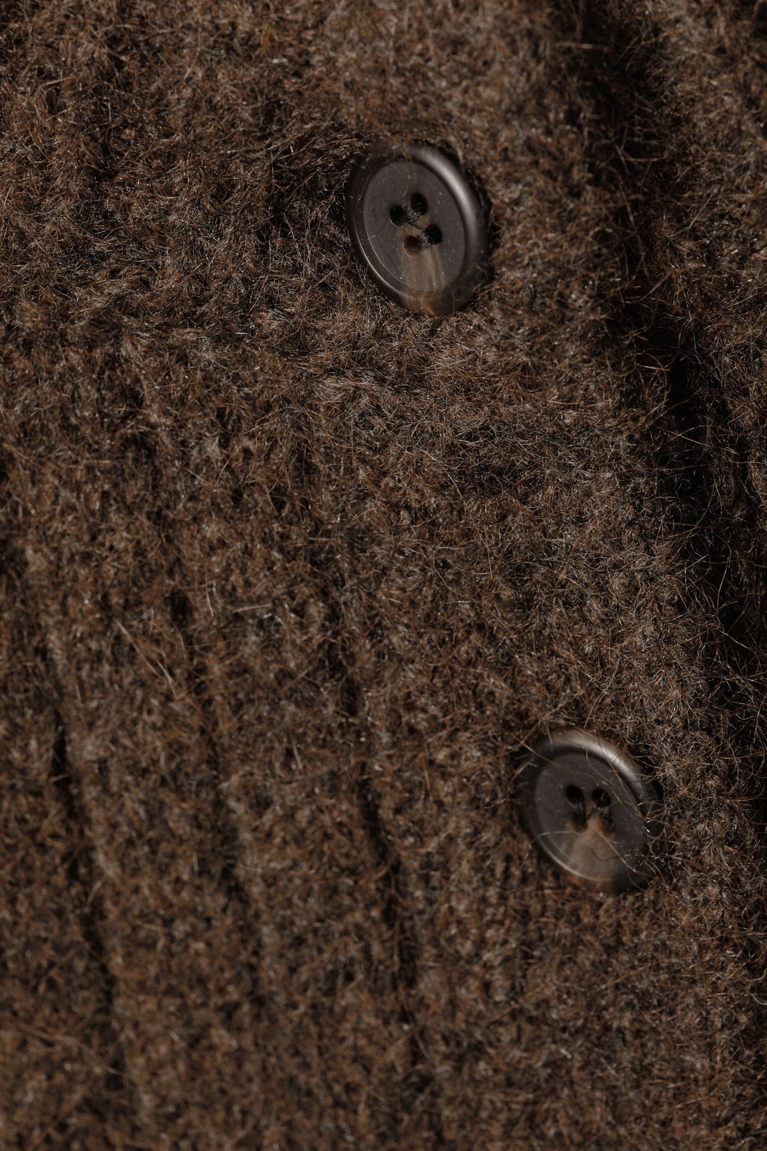 Brown Soft Knit Cardigan & Pants