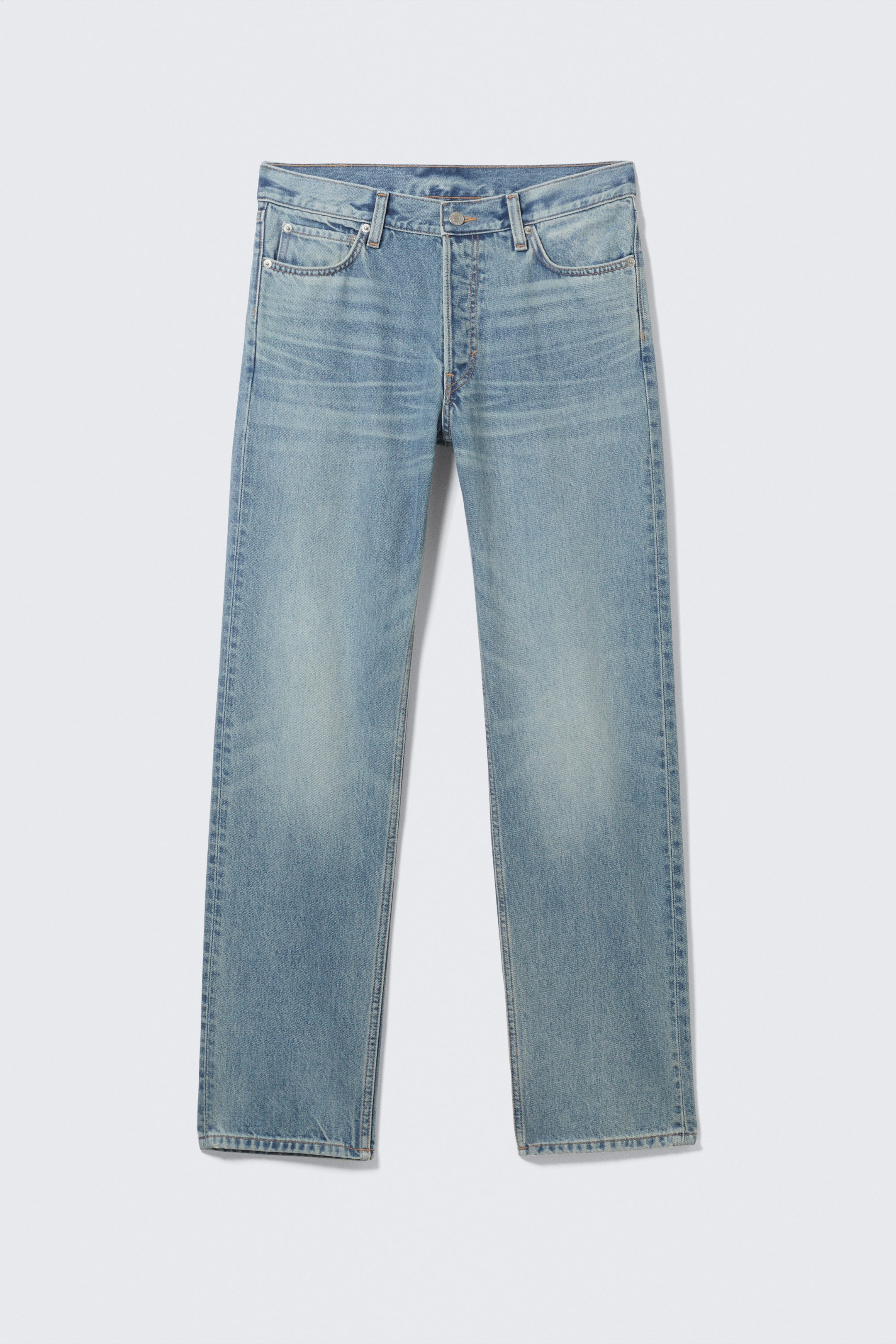 Seventeen – Blau - Klean Mid Waist Regular Straight Leg Jeans - 5