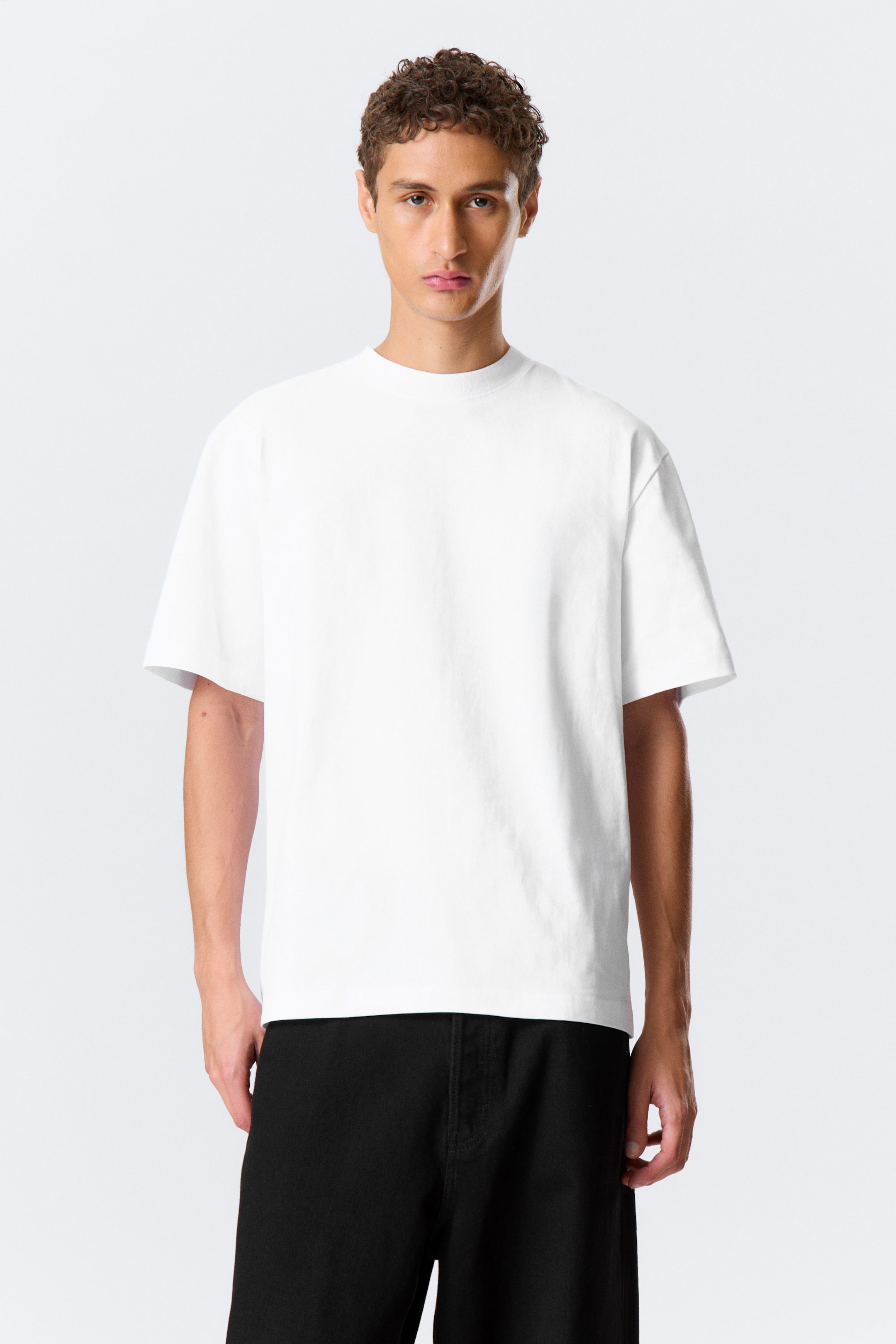 White - Relaxed T-shirt - 1