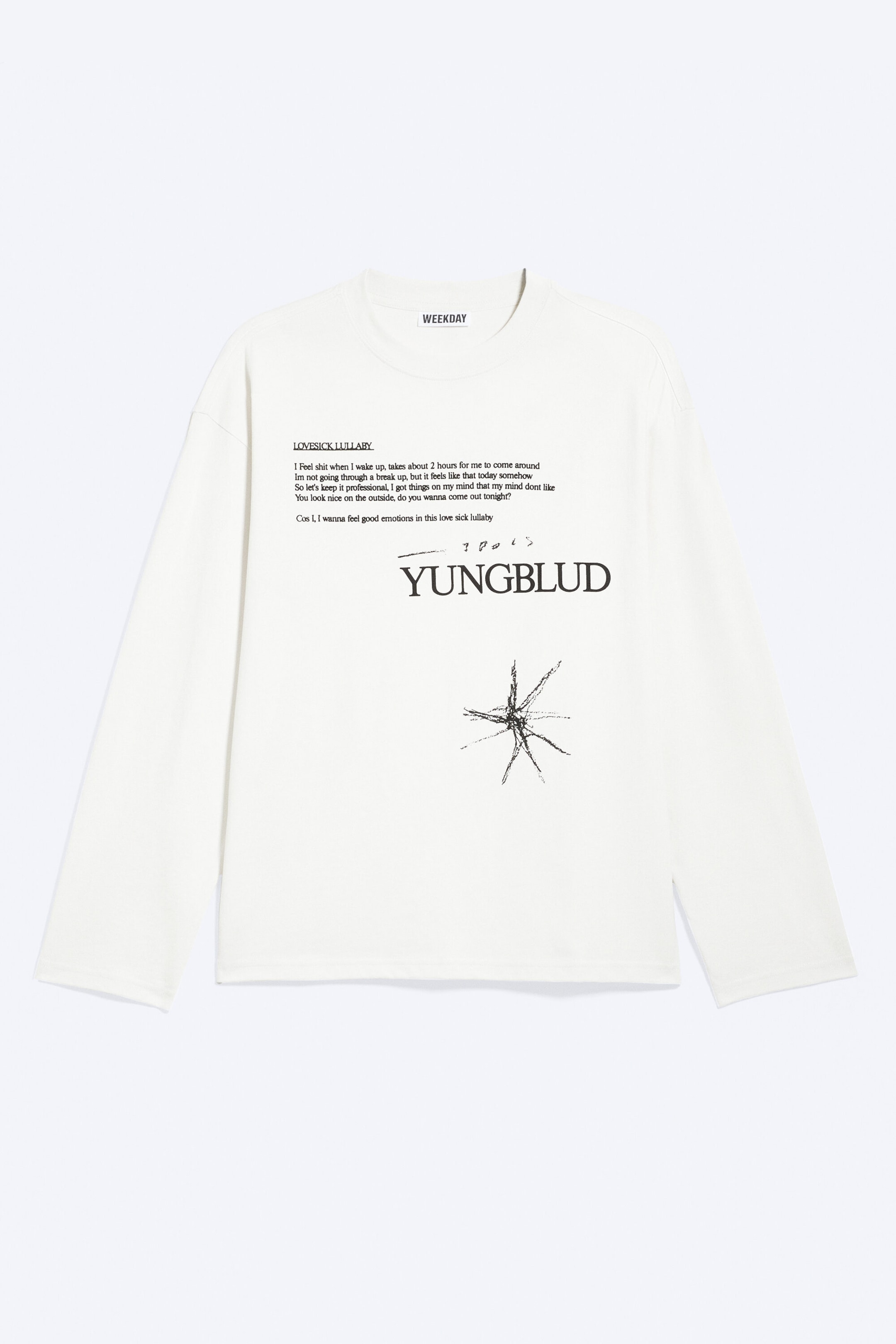 Off-white - Yungblud Boxy Printed Long-Sleeved Tee - 4