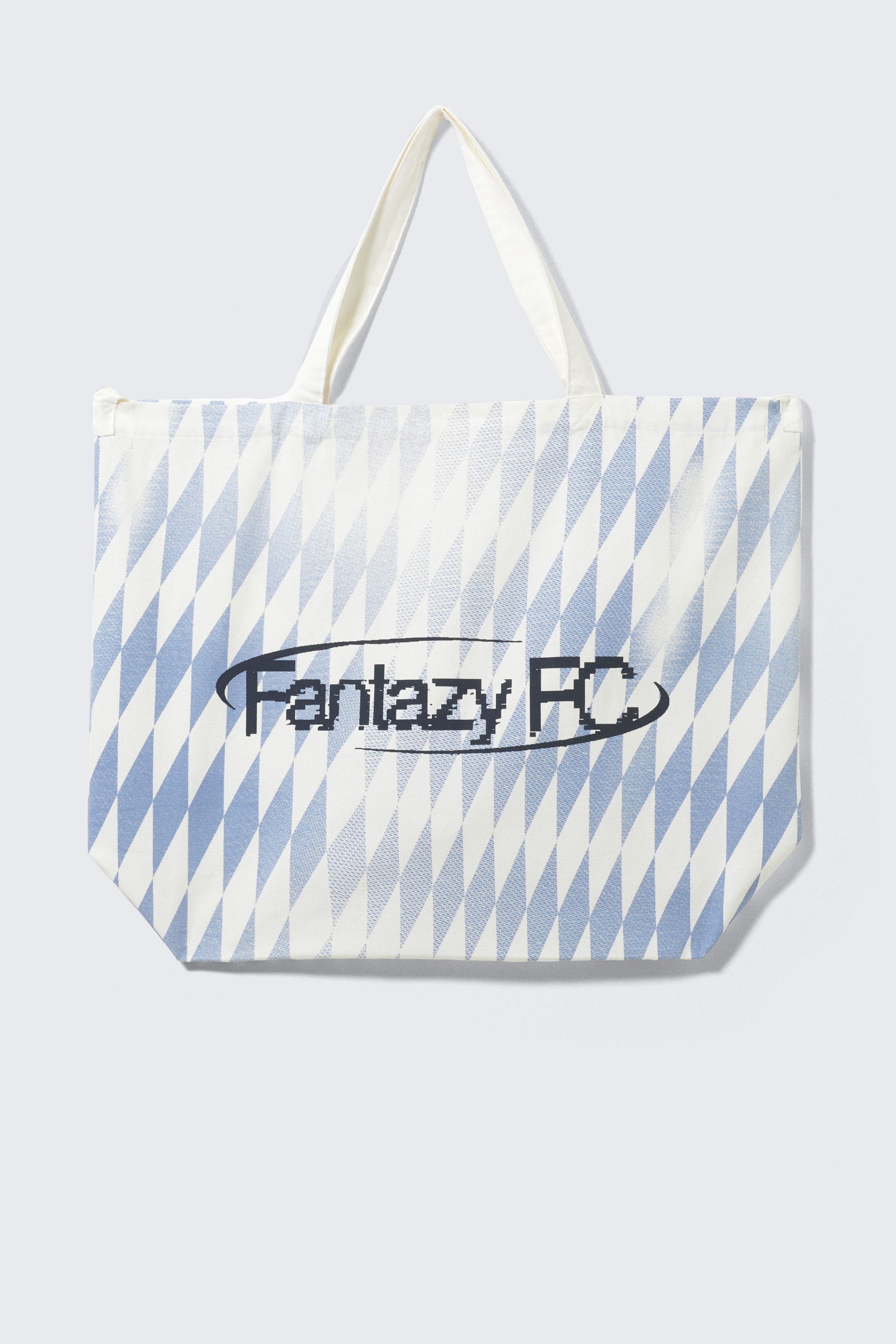Hvit og blå – Fantazy FC - Stor merch toteveske - 1