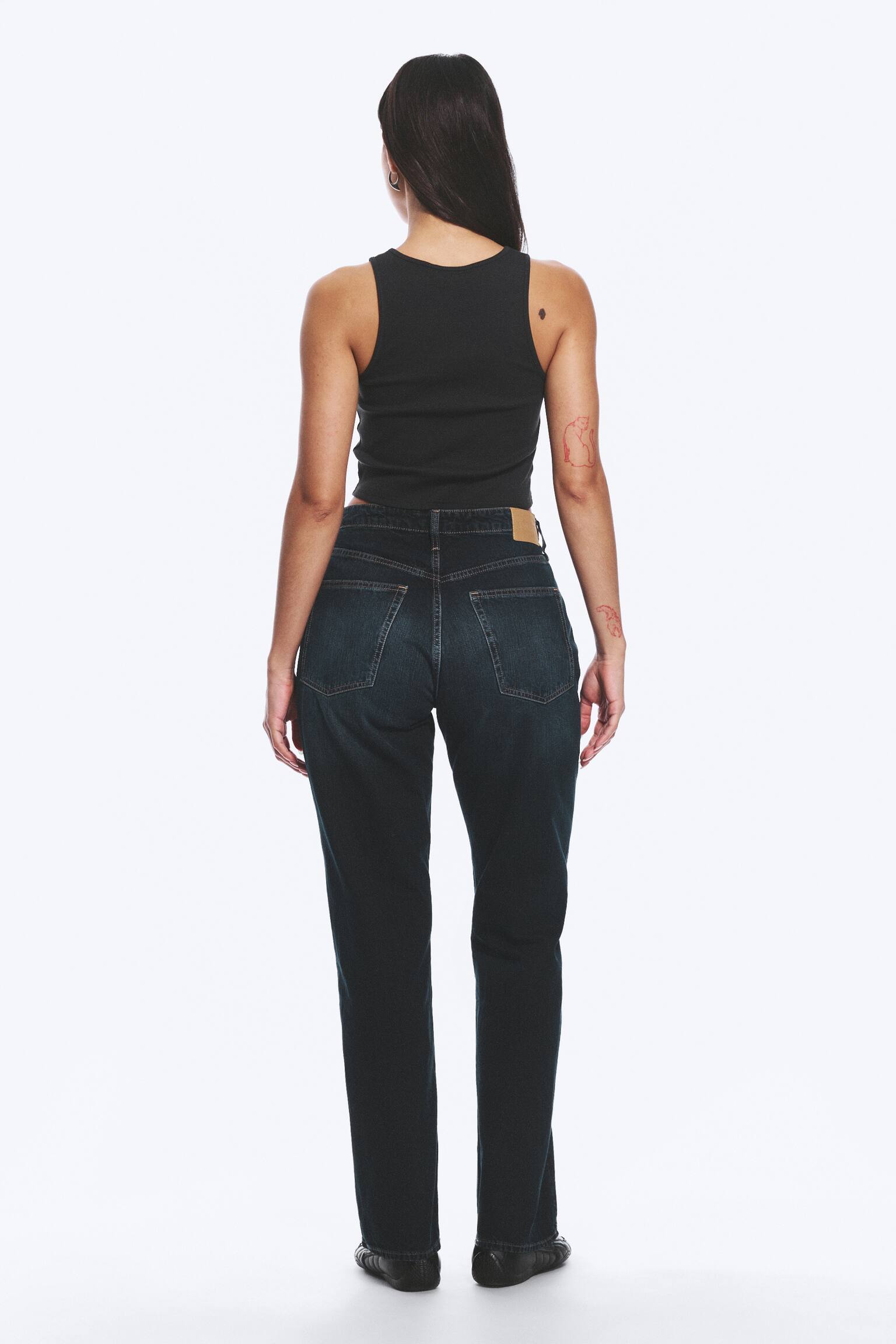 Resolute Curve High Waisted Regular Straight Jeans - Angel Blue - Dunkelblau/Second Blue - Mittelblau/Tuned Black - Schwarz - 6