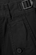 Noir - Pantalon décontracté de style utilitaire Frej - 1