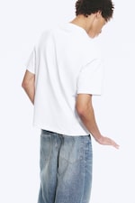 White - Loose Boxy T-shirt - 2