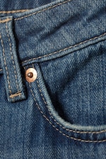 Mine Blue - Mellanblå - Nova Low Waist Slim Bootcut Leg Jeans - 6