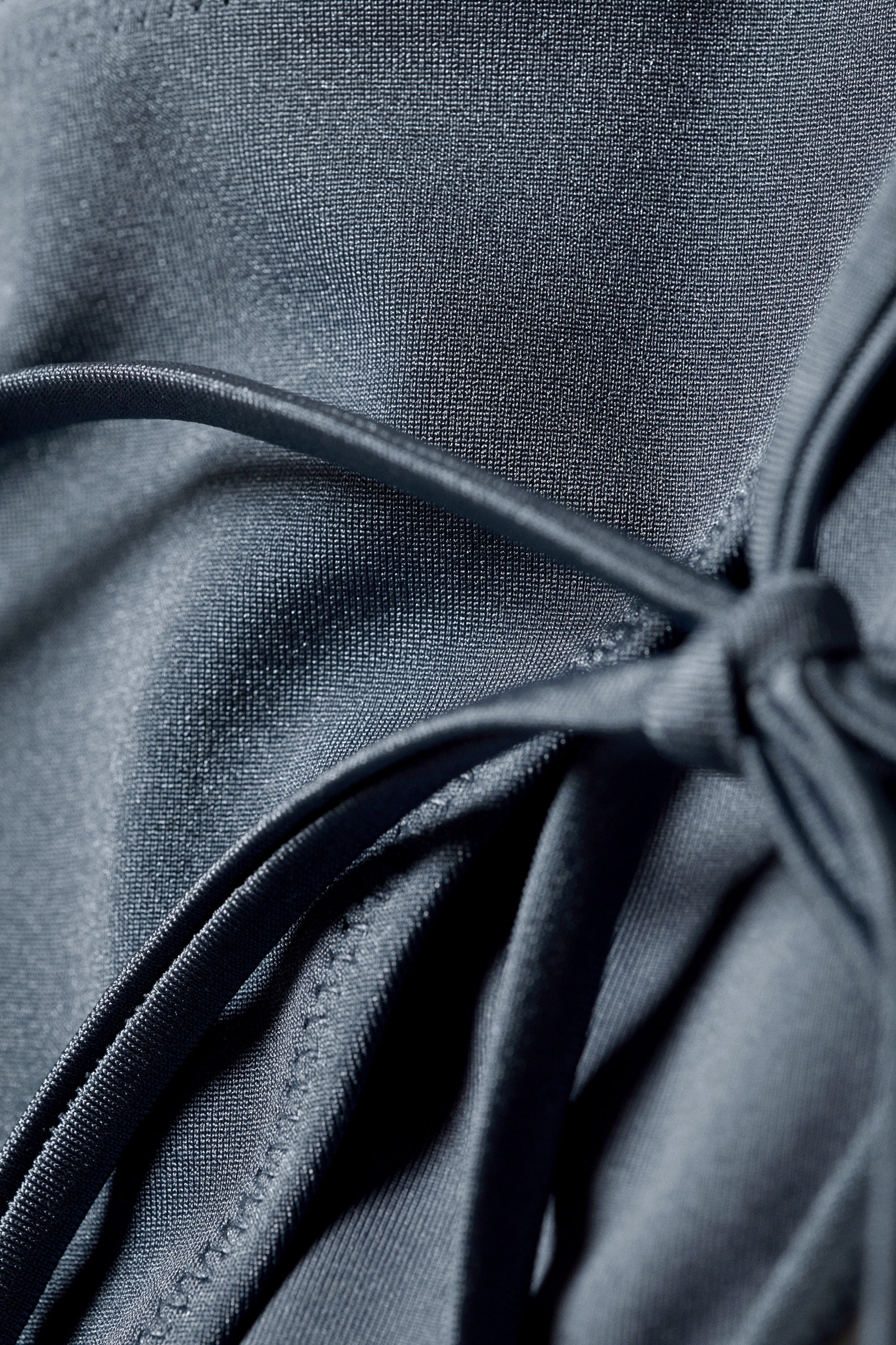 Taubenblau - Schimmer - Bikinihöschen mit Bindeverschluss - 4