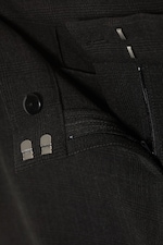 Checked Dark Grey - Anzughose in Cropped-Länge - 5