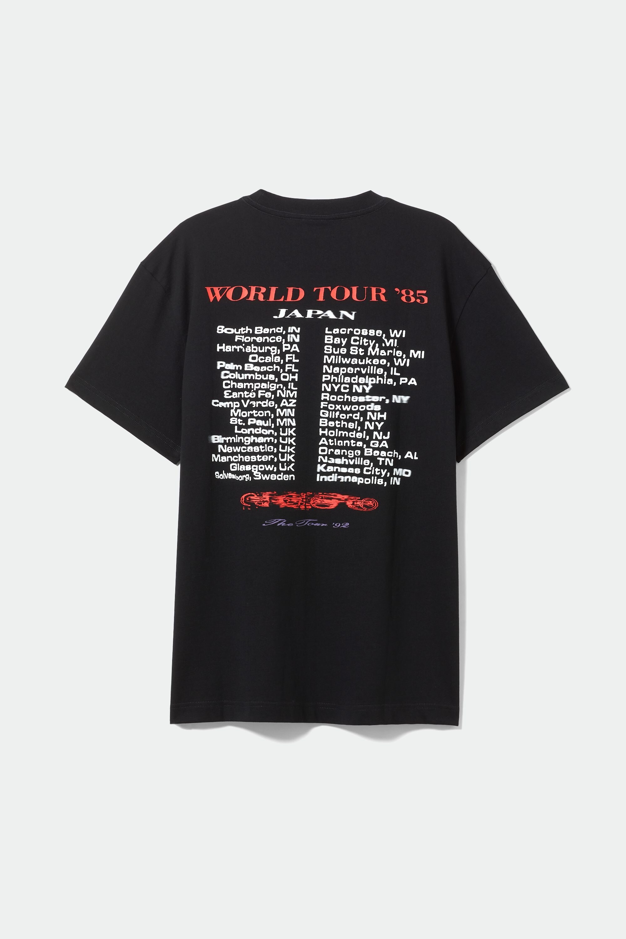 oversized graphic printed t-shirt - The tour | Weekday CH