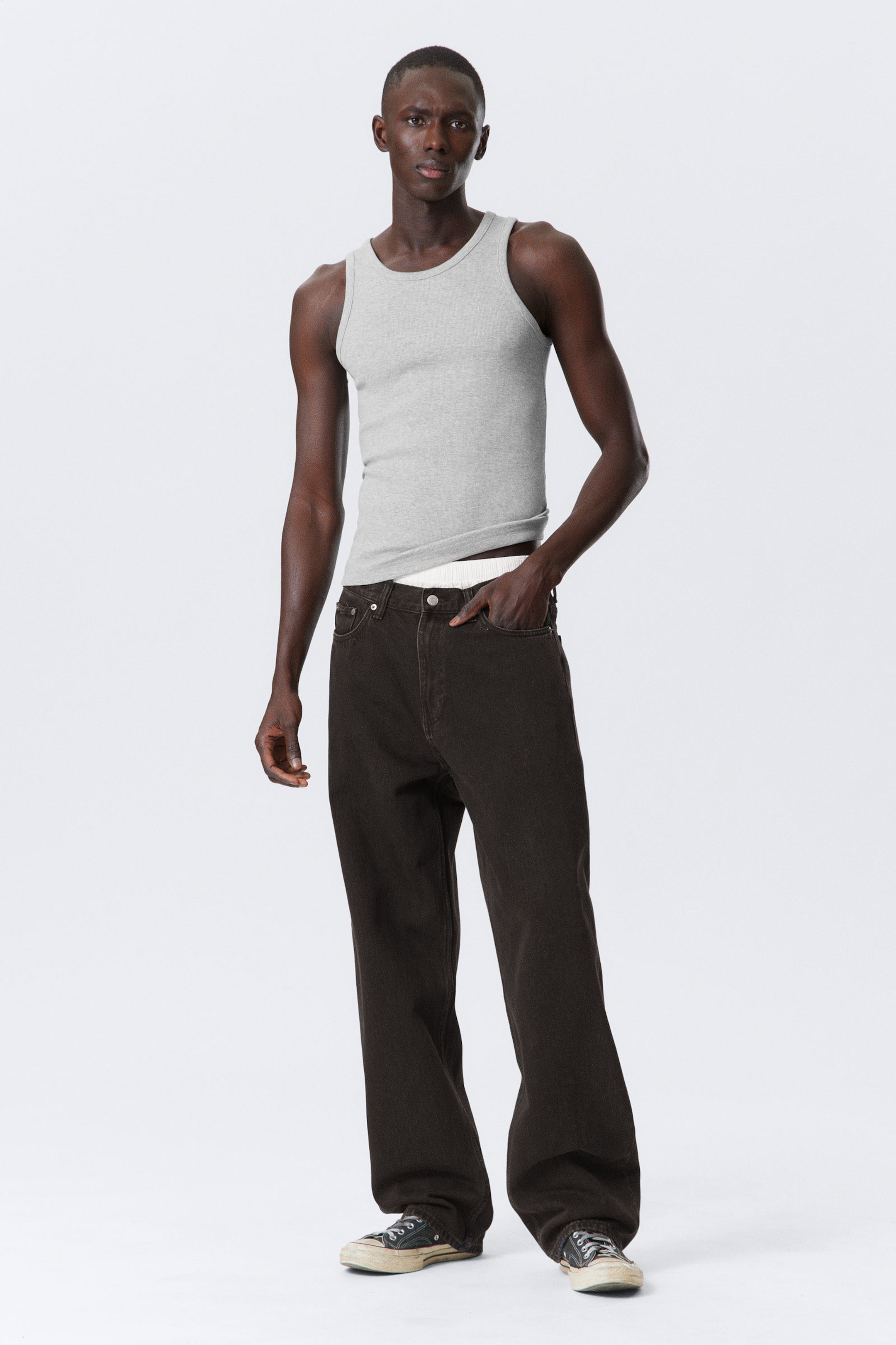 Tuned Black - Schwarz - Galaxy Loose Straight Leg Jeans - 3
