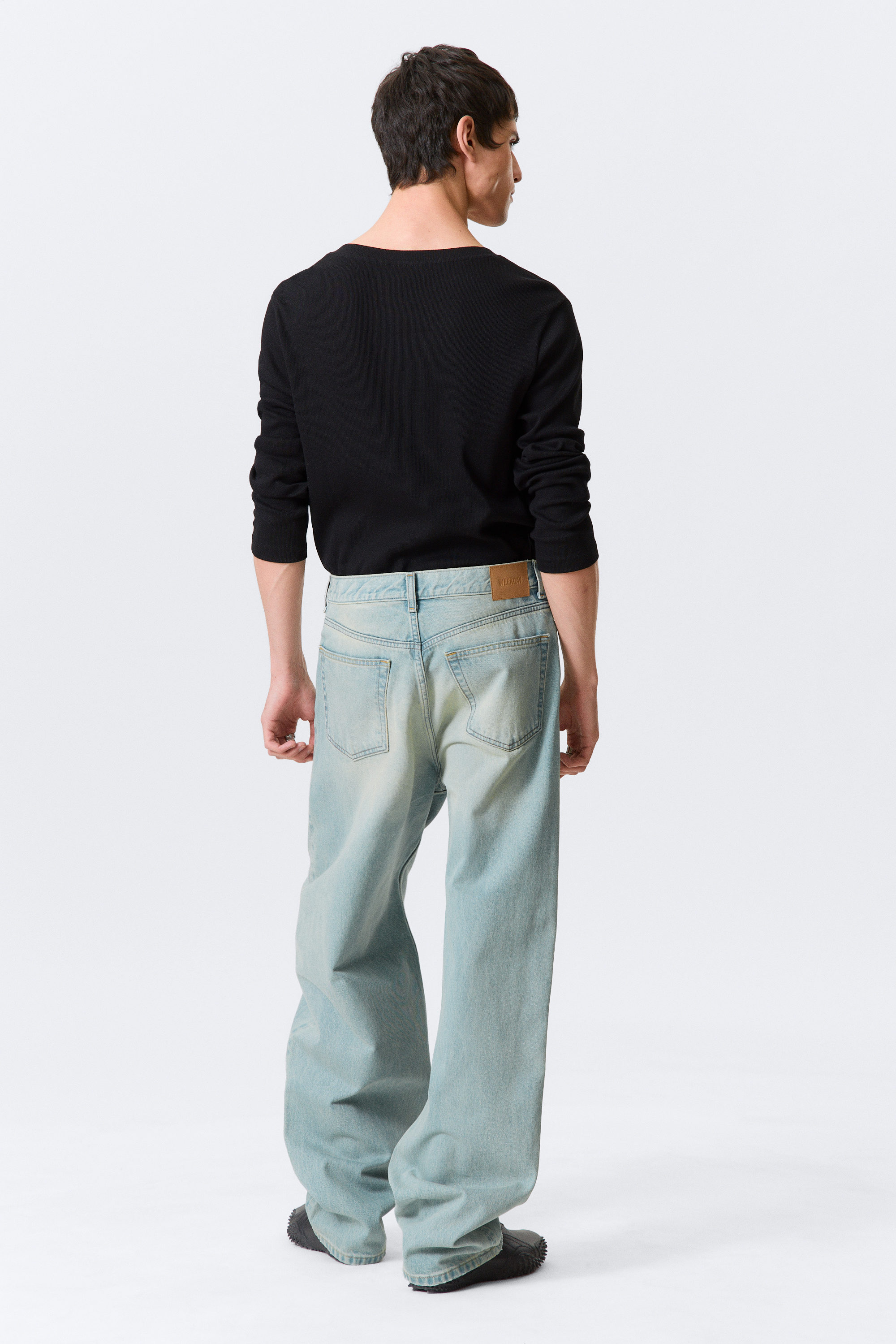 Port Blue - Light Blue - Galaxy Loose Straight Leg Jeans - 4