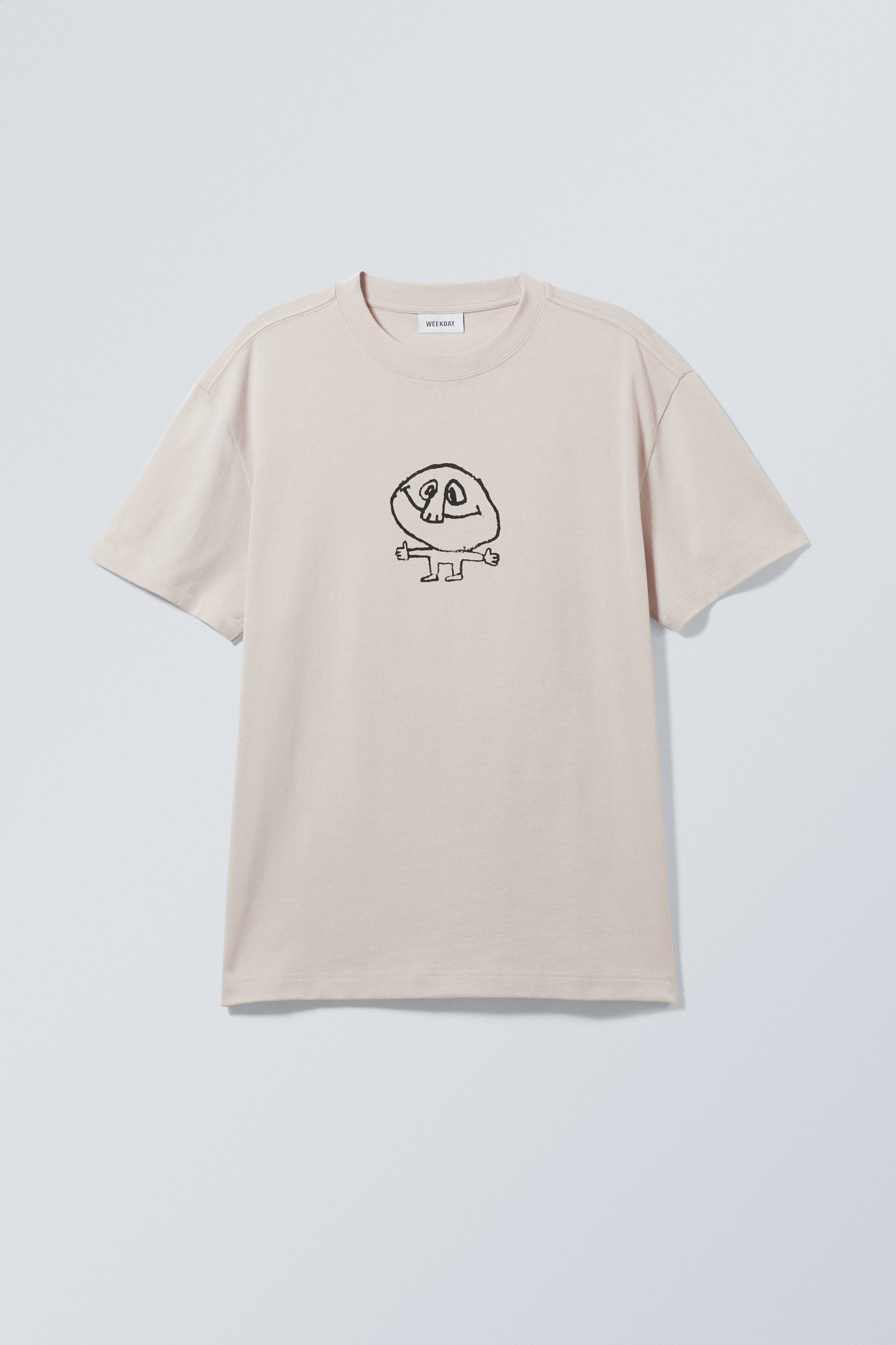 Kleiner Typ - Oversized-T-Shirt mit Grafikprint - 0