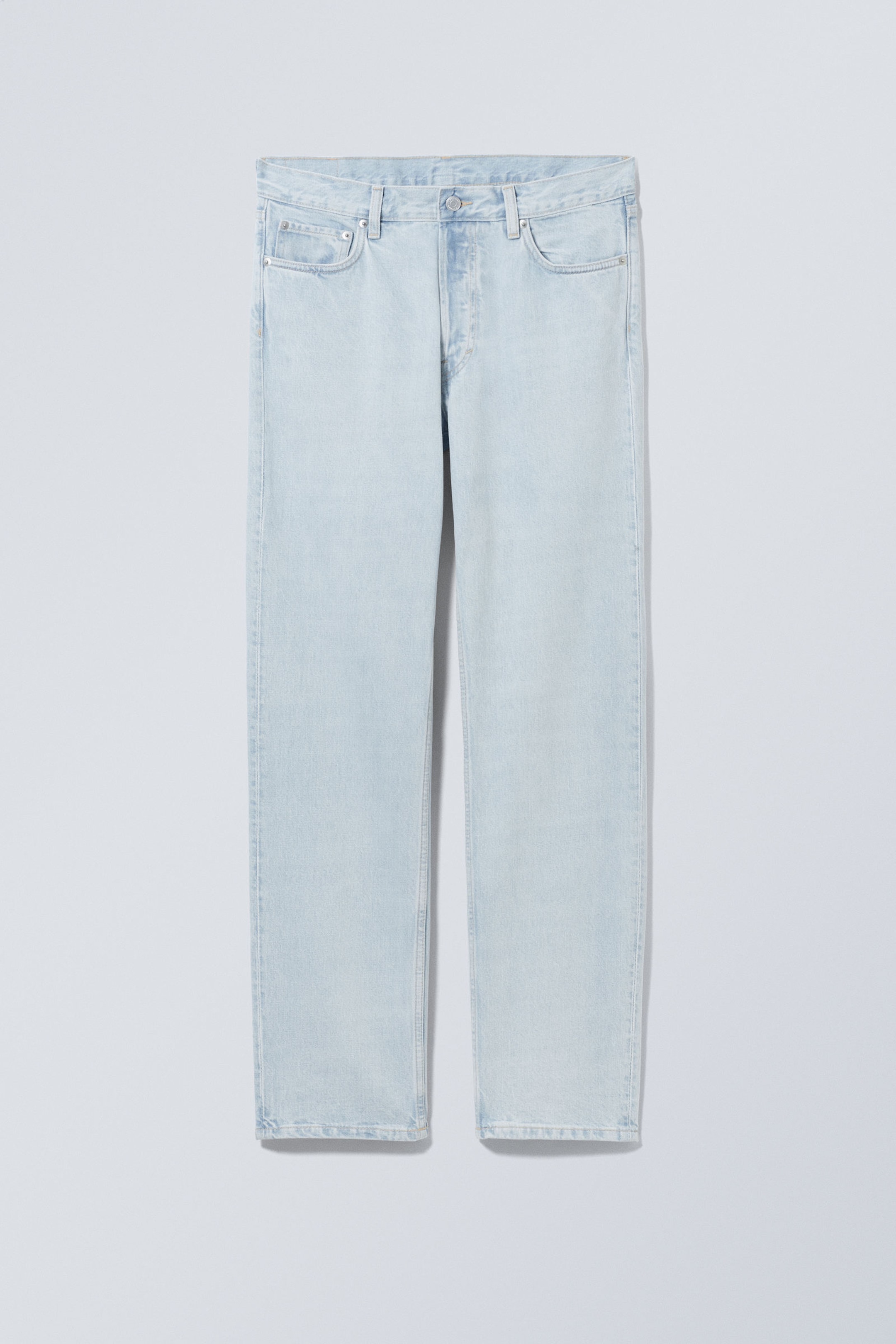 Opulent Blue - Light Blue - Klean Regular Straight Leg Jeans - 0