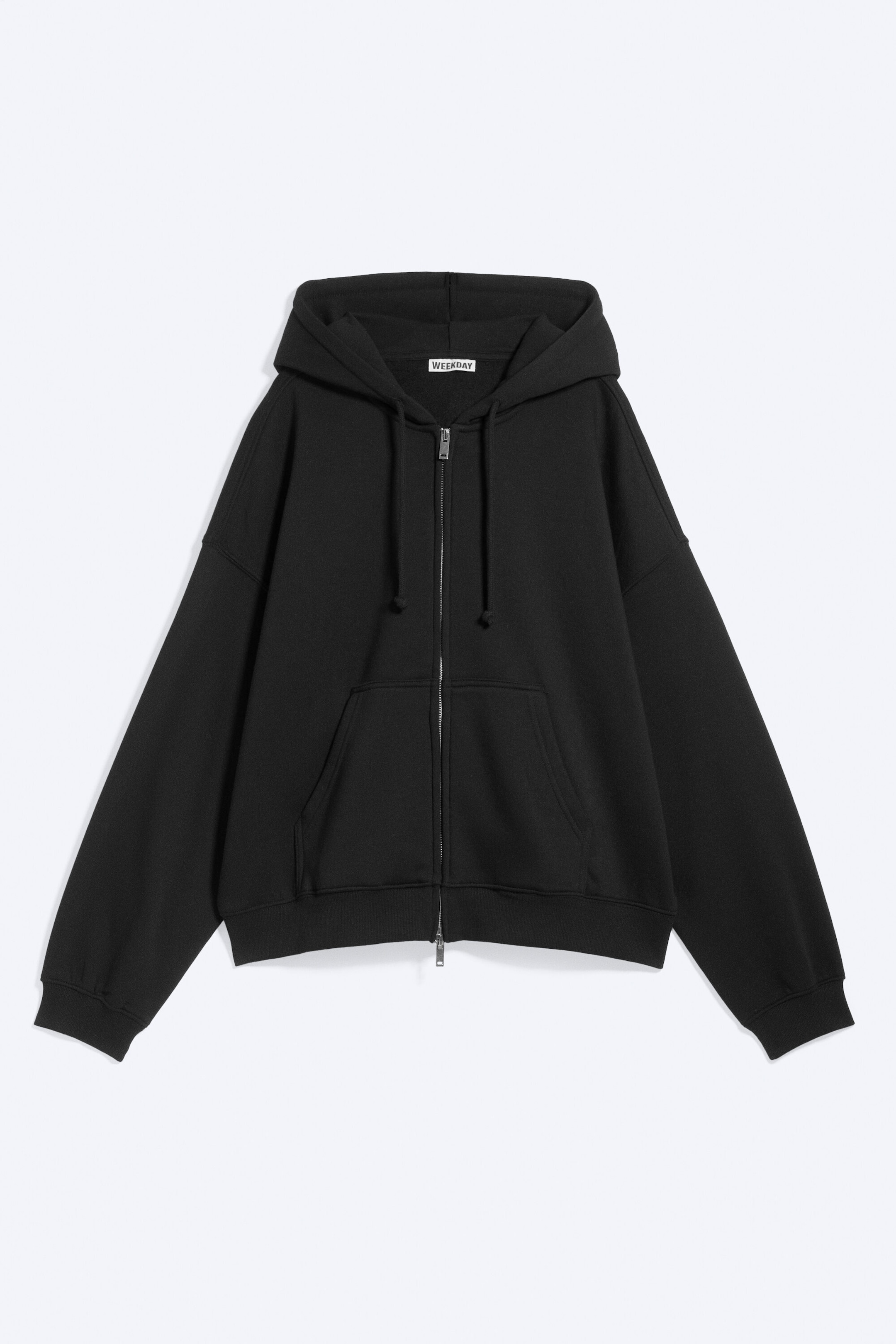 Svart - Standard zip-hoodie - 3