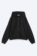 Svart - Standard zip-hoodie - 3