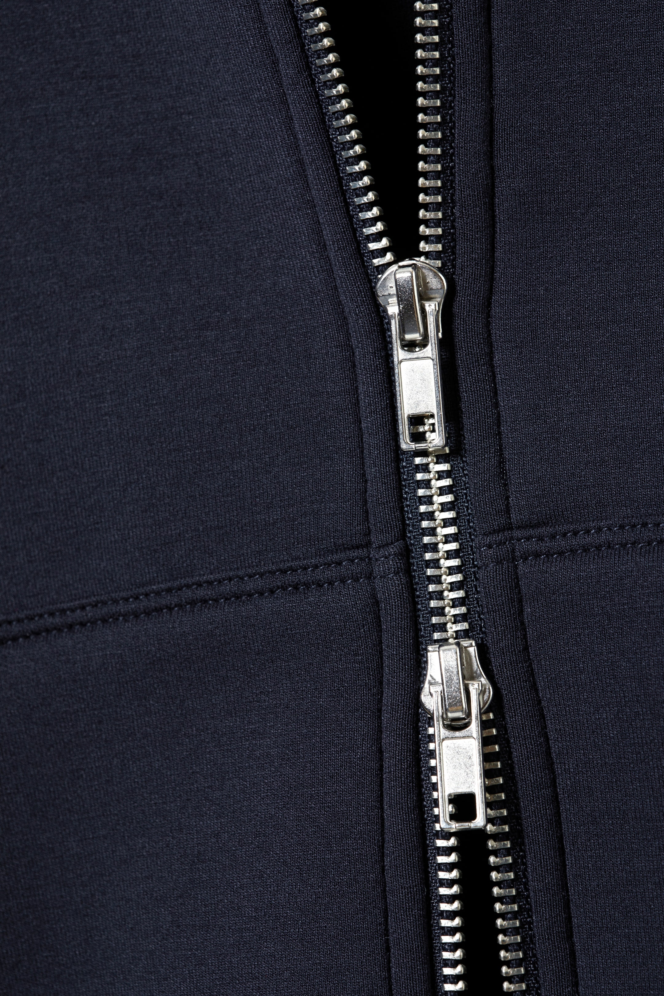 Visualizza immagine più grande: Felpa con cappuccio e zip Loose Fit Scuba - Blu scuro - DONNA | H&M IT 5