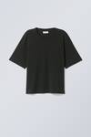 売れ筋商品|||ウィークデイ Tシャツ レディース トップス DANYA BOXY - Basic T-shirt - dark blue a802cb2a4c0c2814f00aa2605ed215