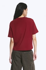 Dark Red - Perfect Boxy T-shirt - 2